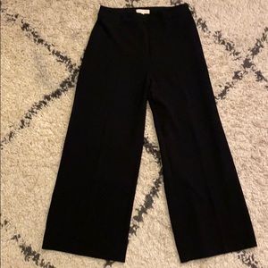 Rebecca Taylor High-Waisted Black Flare Pants